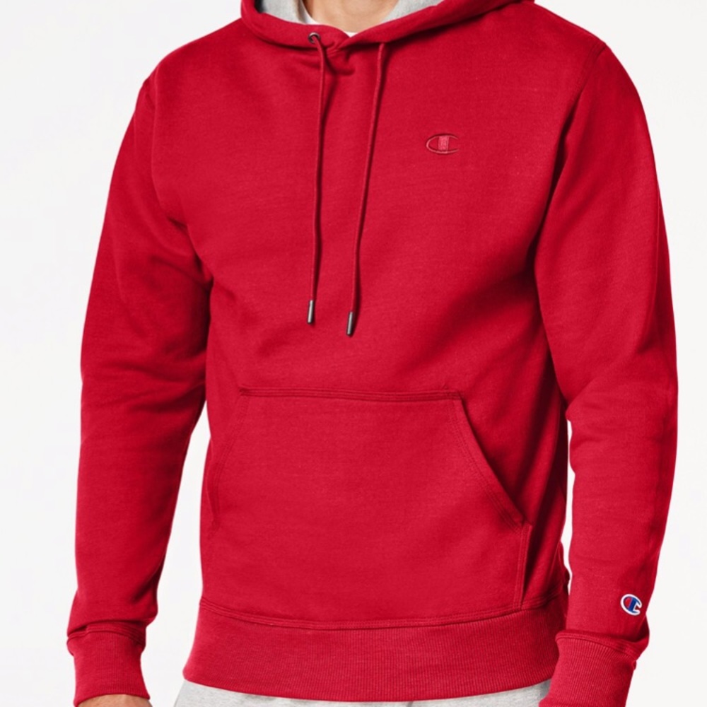 Red Champion hoodie